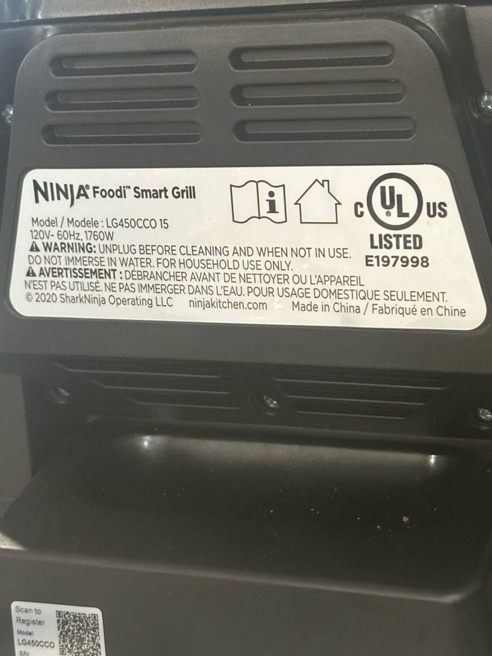 Ninja Foodi Smart Grill in Black - Picture 3 of 3